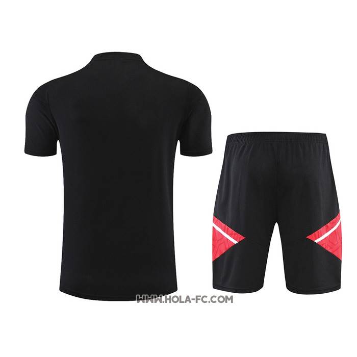 Chandal del Bayern Munich 2022-2023 Manga Corta Negro - Pantalon Corto